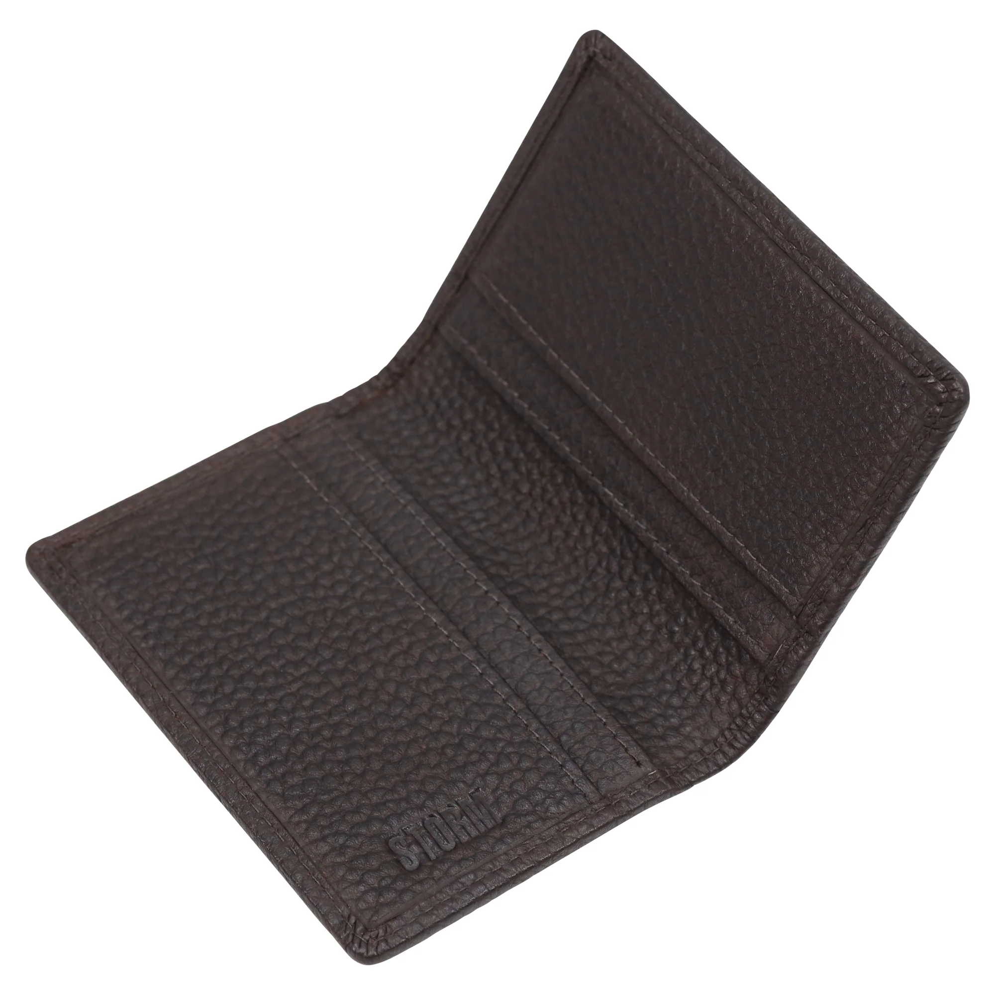 ARIADNE LEATHER CARD HOLDER BROWN - Image 2