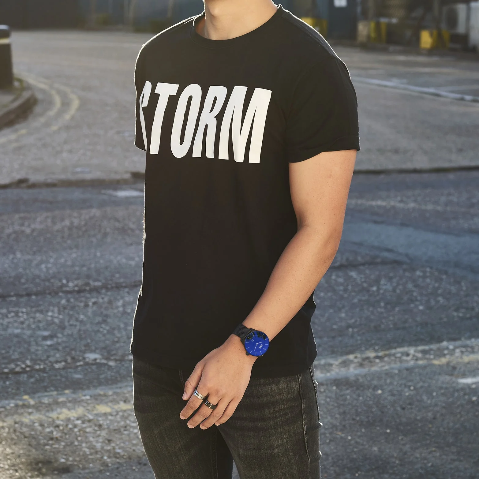 BASIC CREW T-SHIRT BLACK - Image 5