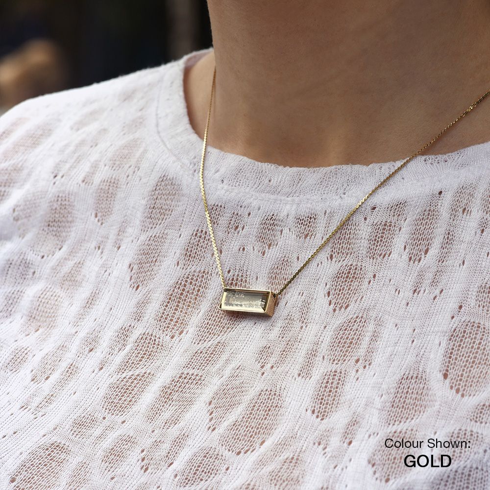 BAZELLE NECKLACE GOLD - Image 2