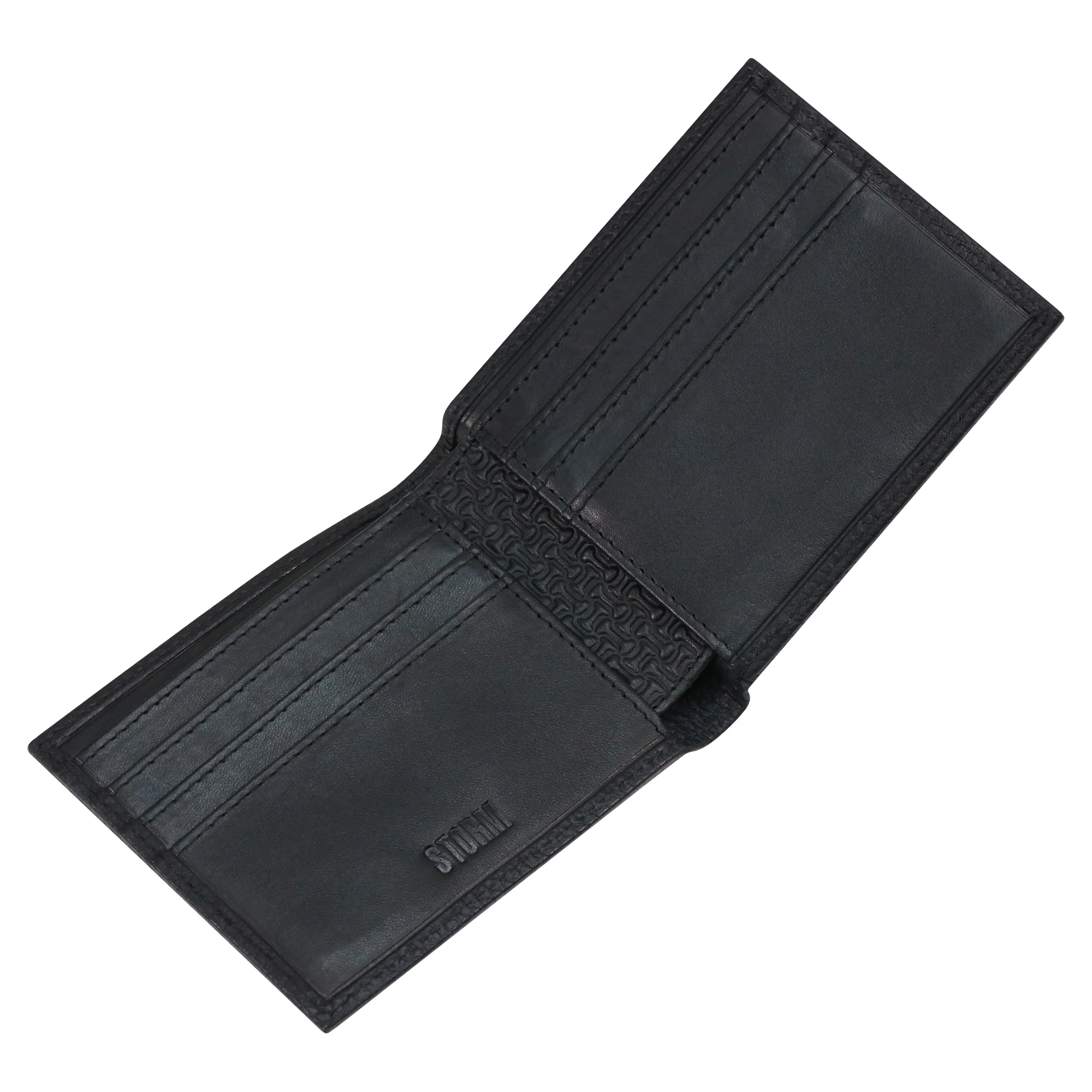 CARES EMBOSS BI FOLD WALLET BLACK - Image 2