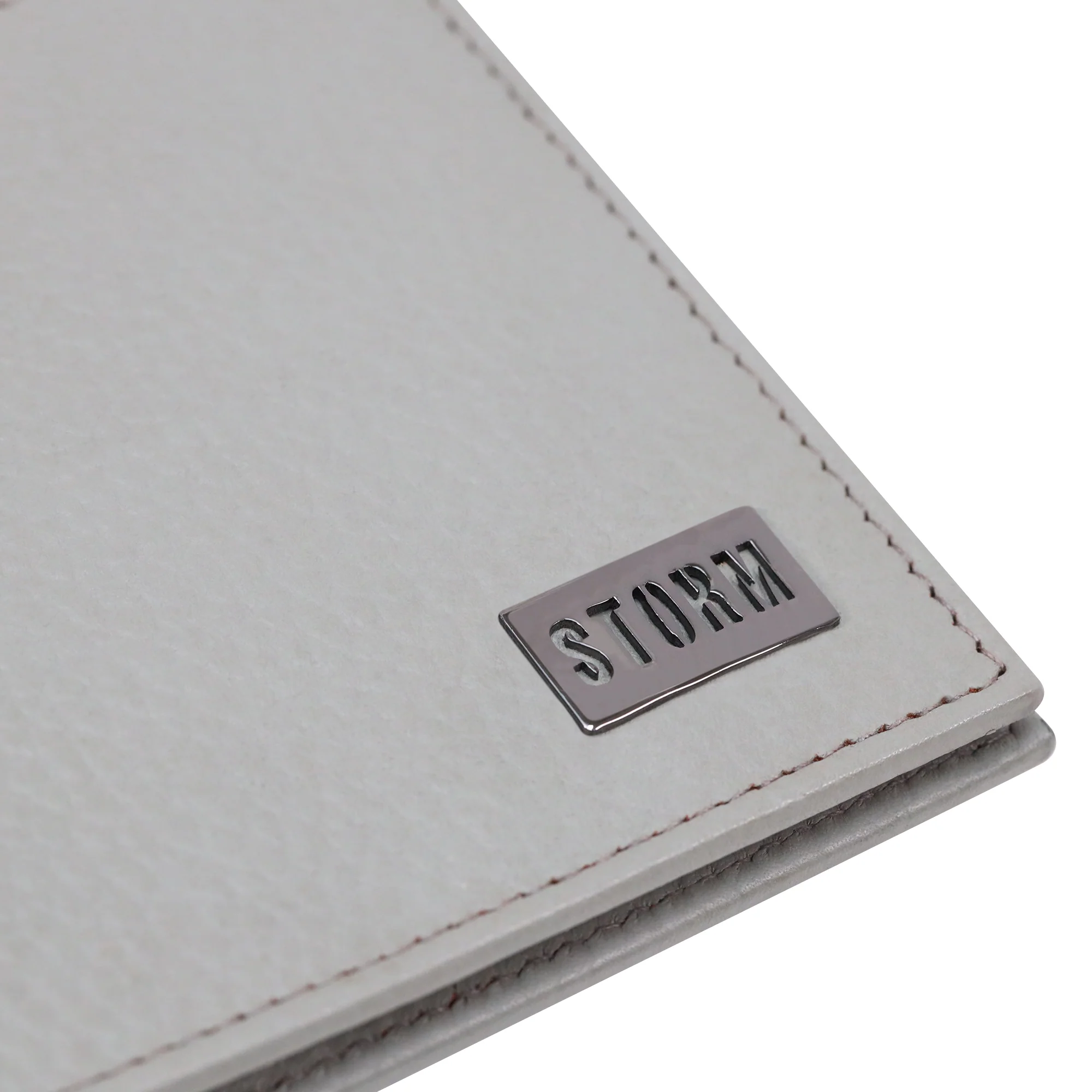 CARES EMBOSS BI FOLD WALLET GREY - Image 3