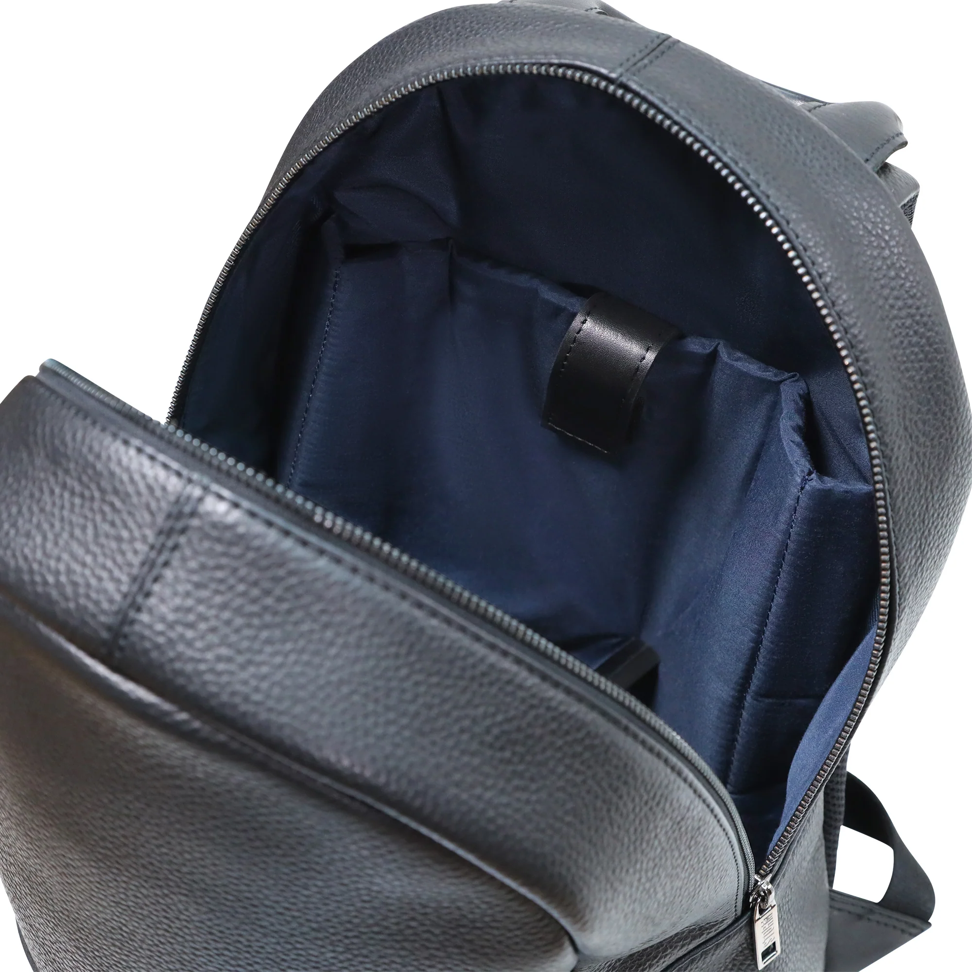 CARES LEATHER BACKPACK BLACK - Image 3