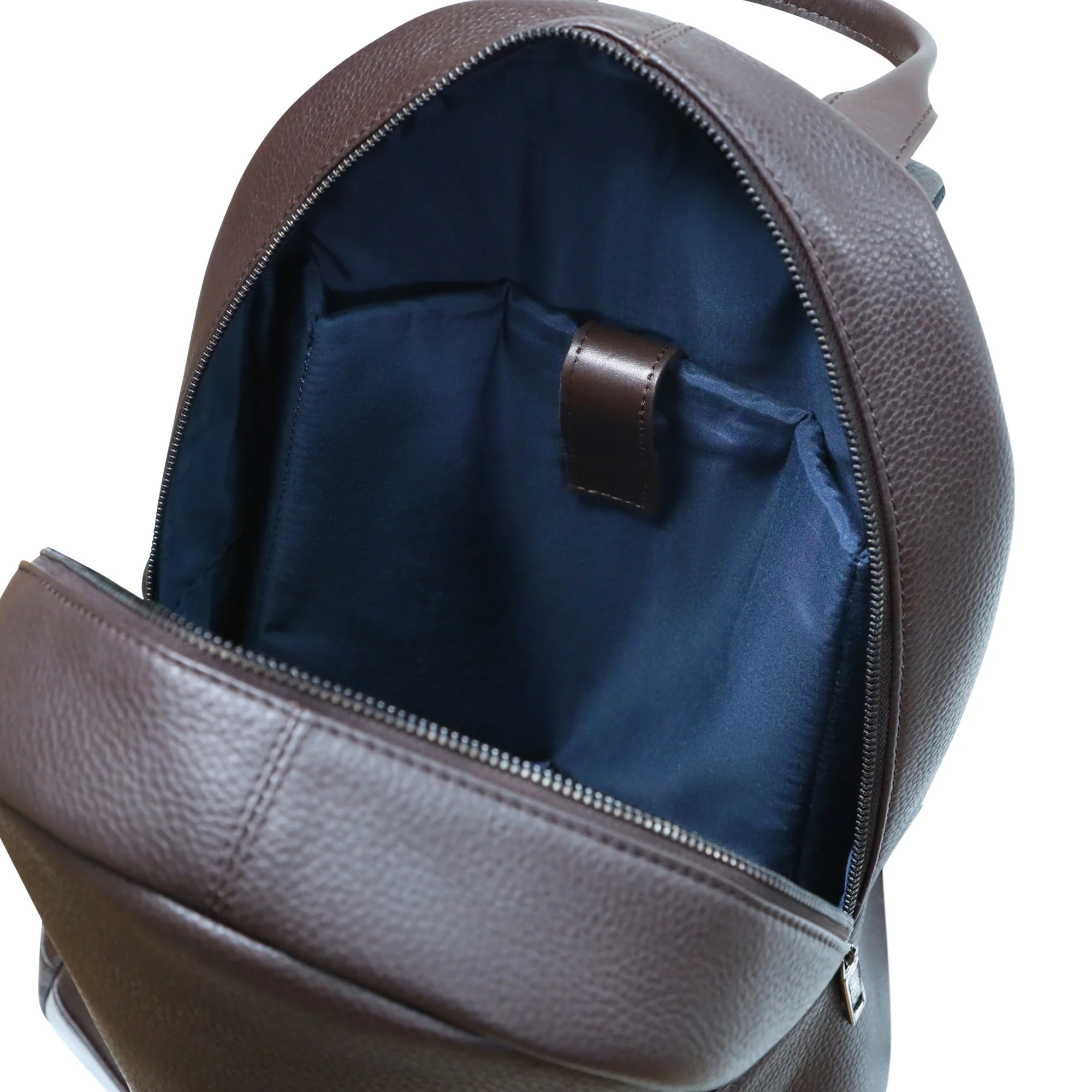 CARES LEATHER BACKPACK BROWN - Image 3