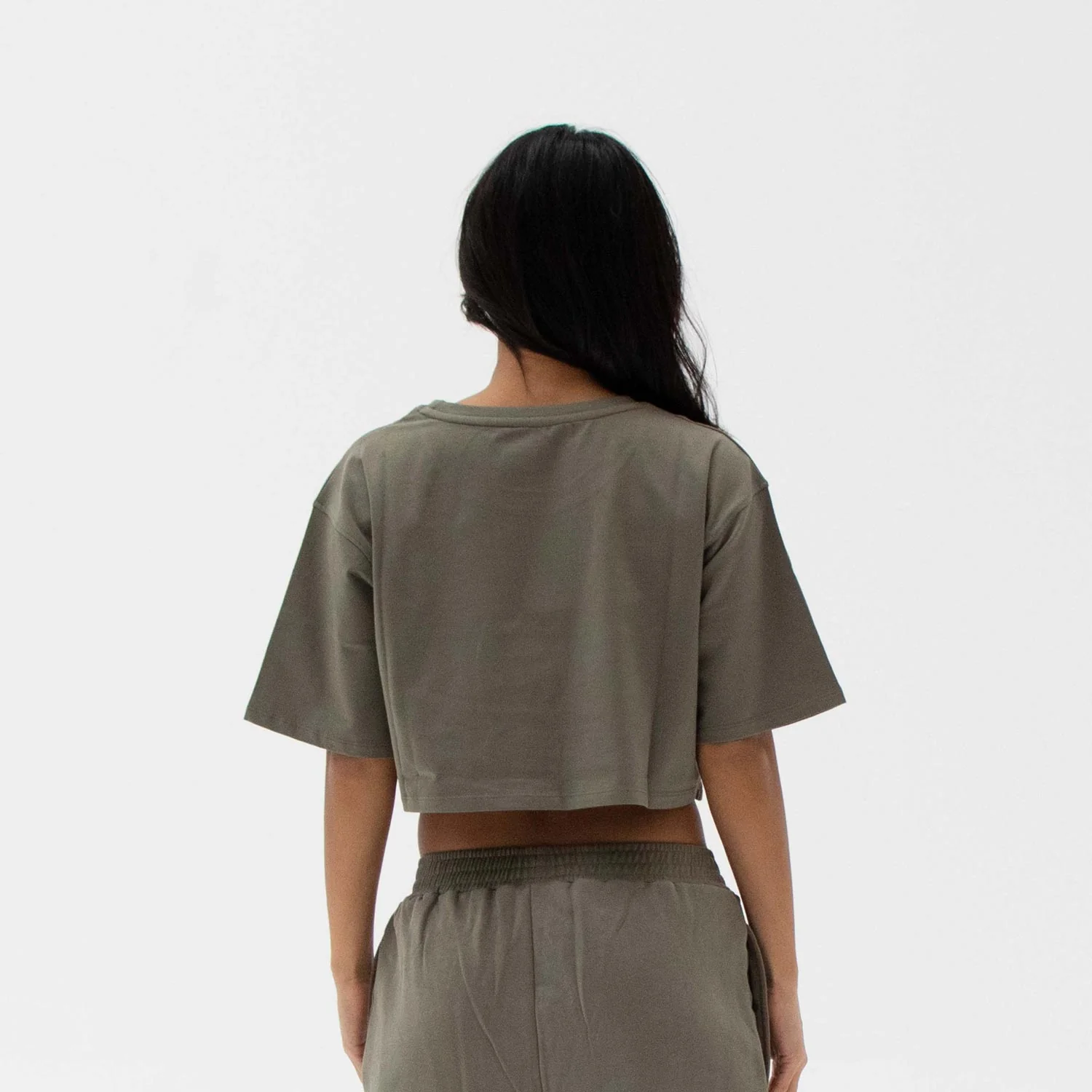 EASY CROP TOP OLIVE - Image 4