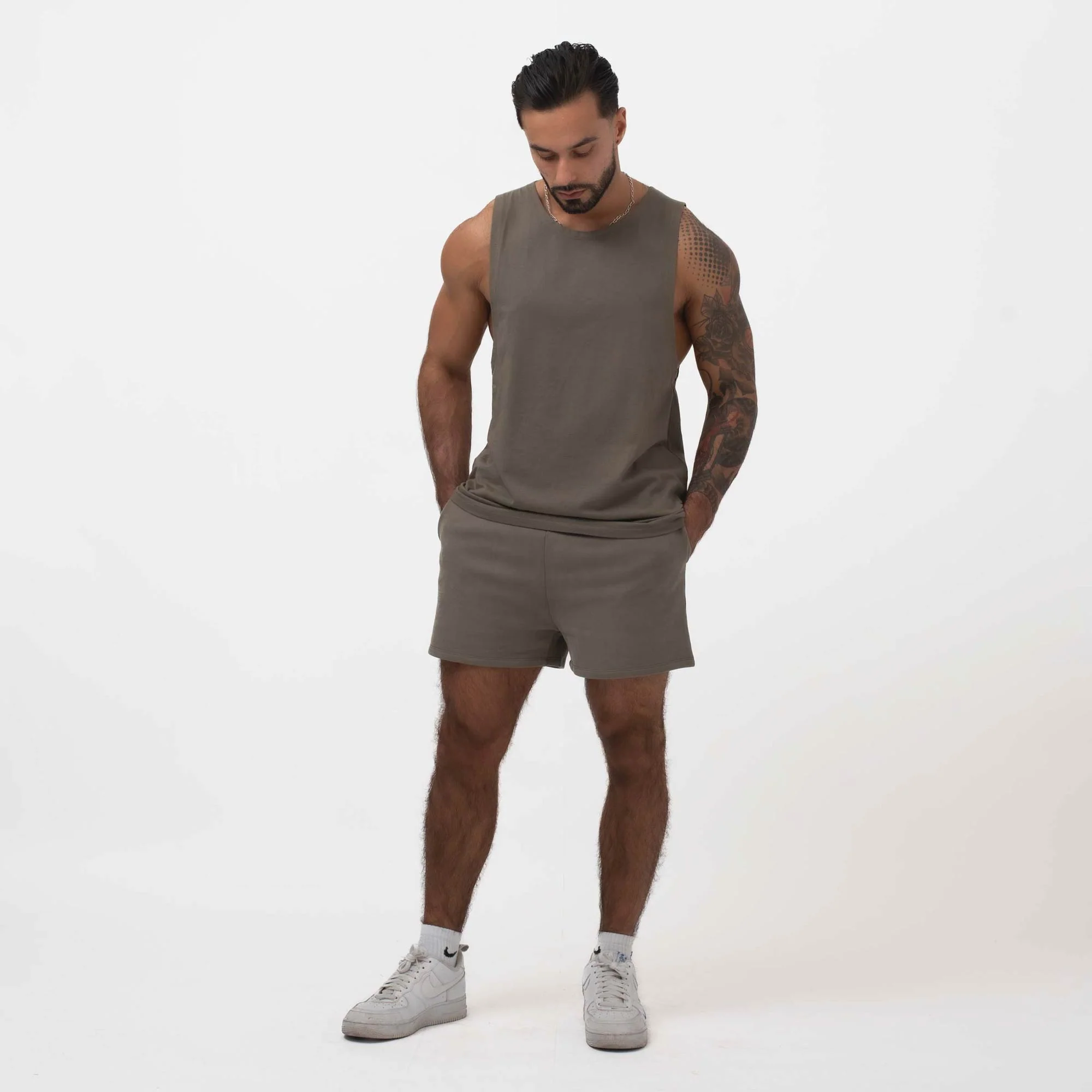 ESSENTIAL 3” SHORTS OLIVE - Image 2