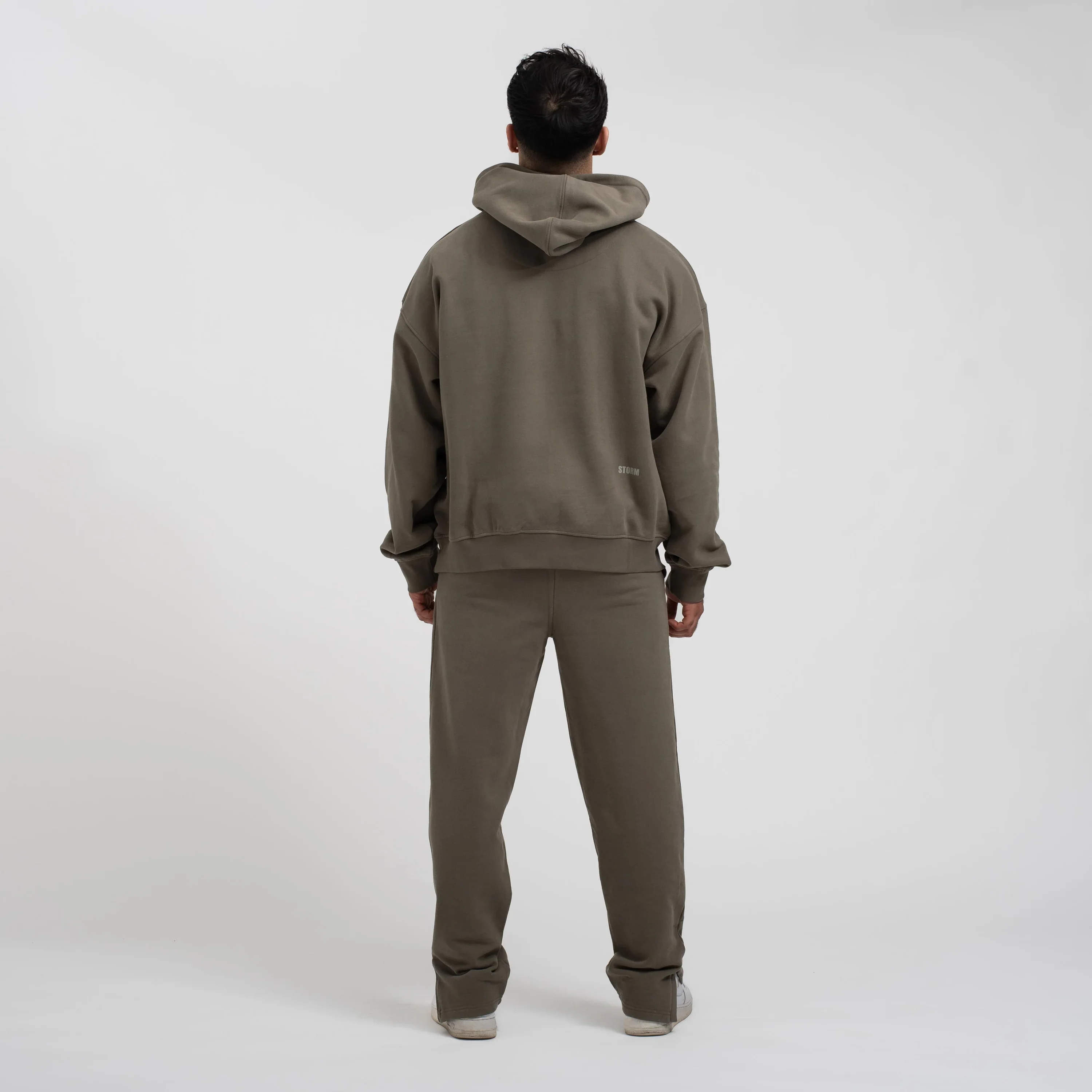 EVERYDAY OVERSIZED HOODIE OLIVE - Image 3