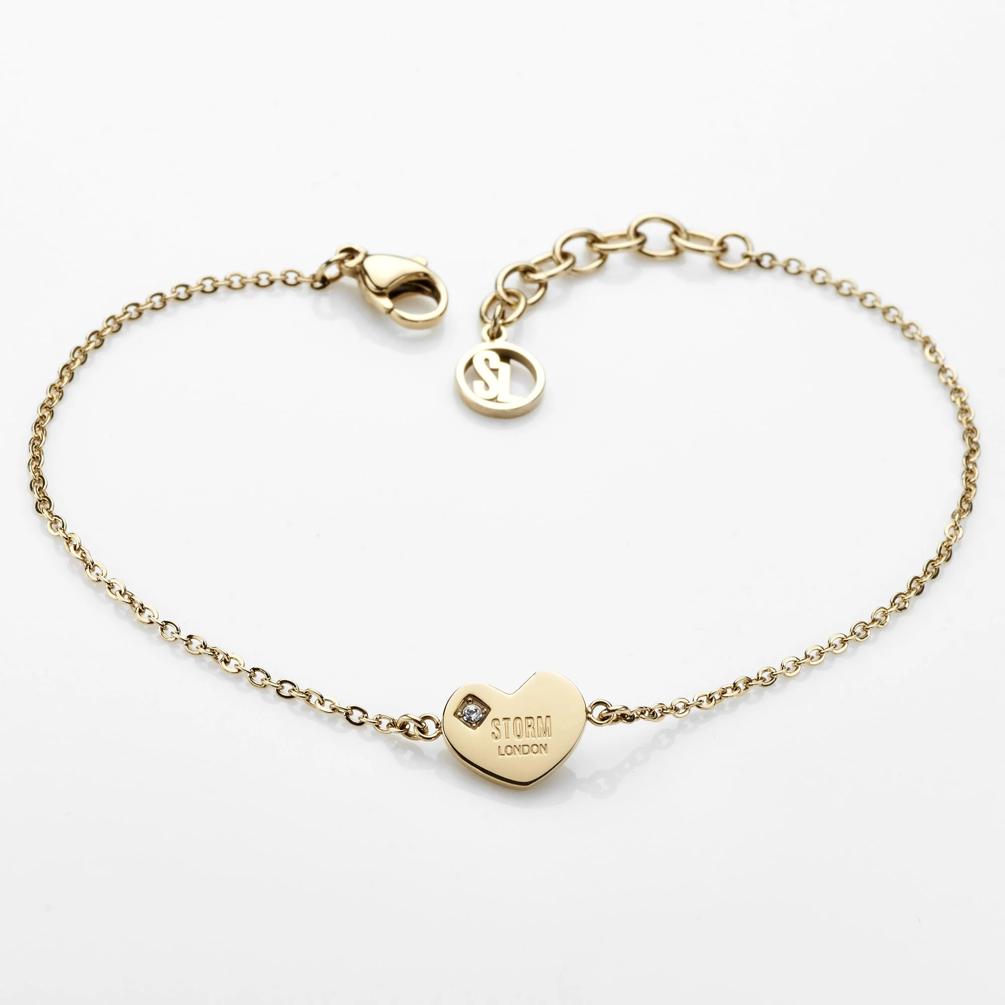 MINI HEART BRACELET GOLD