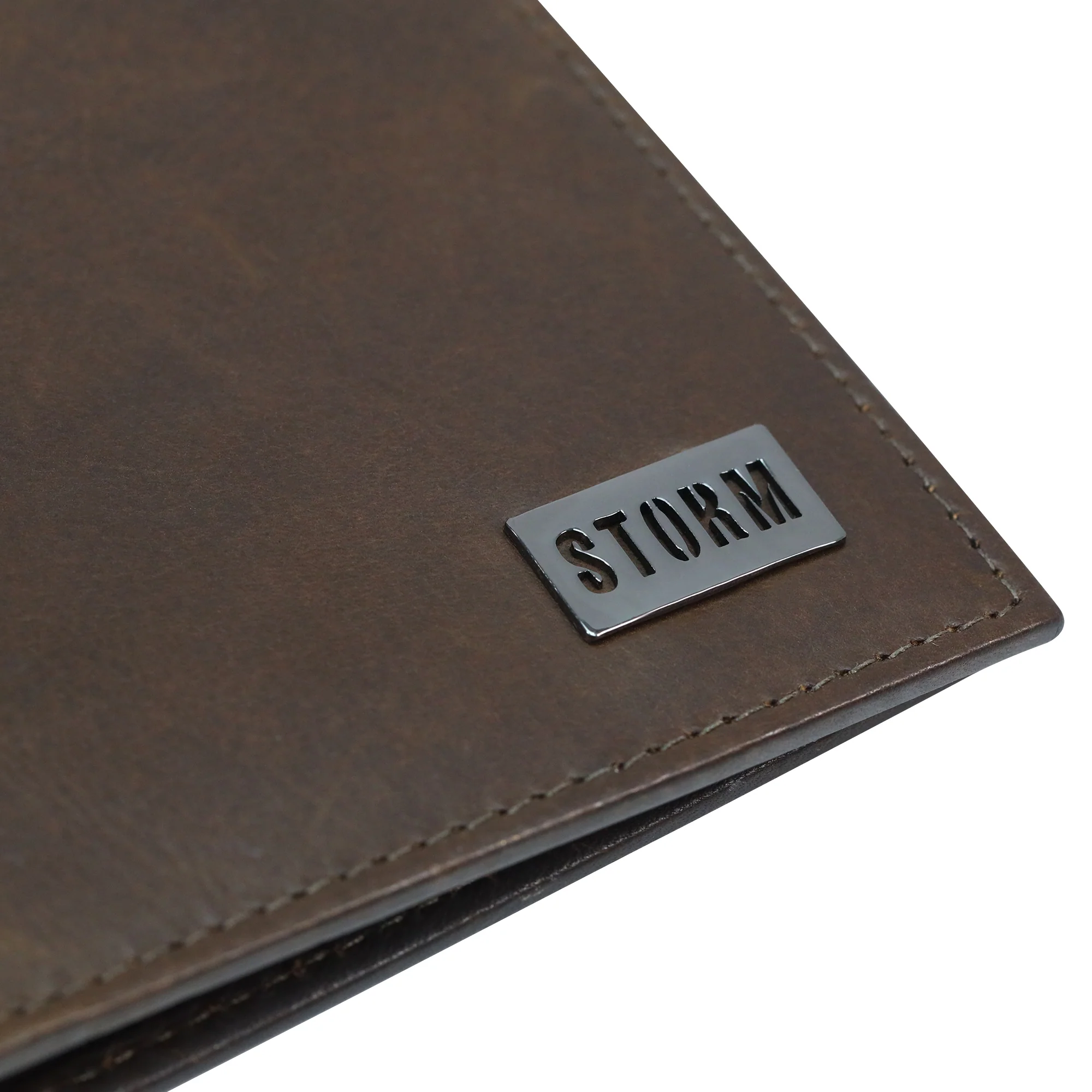 ODIN OIL LEATHER WALLET BROWN - Image 3