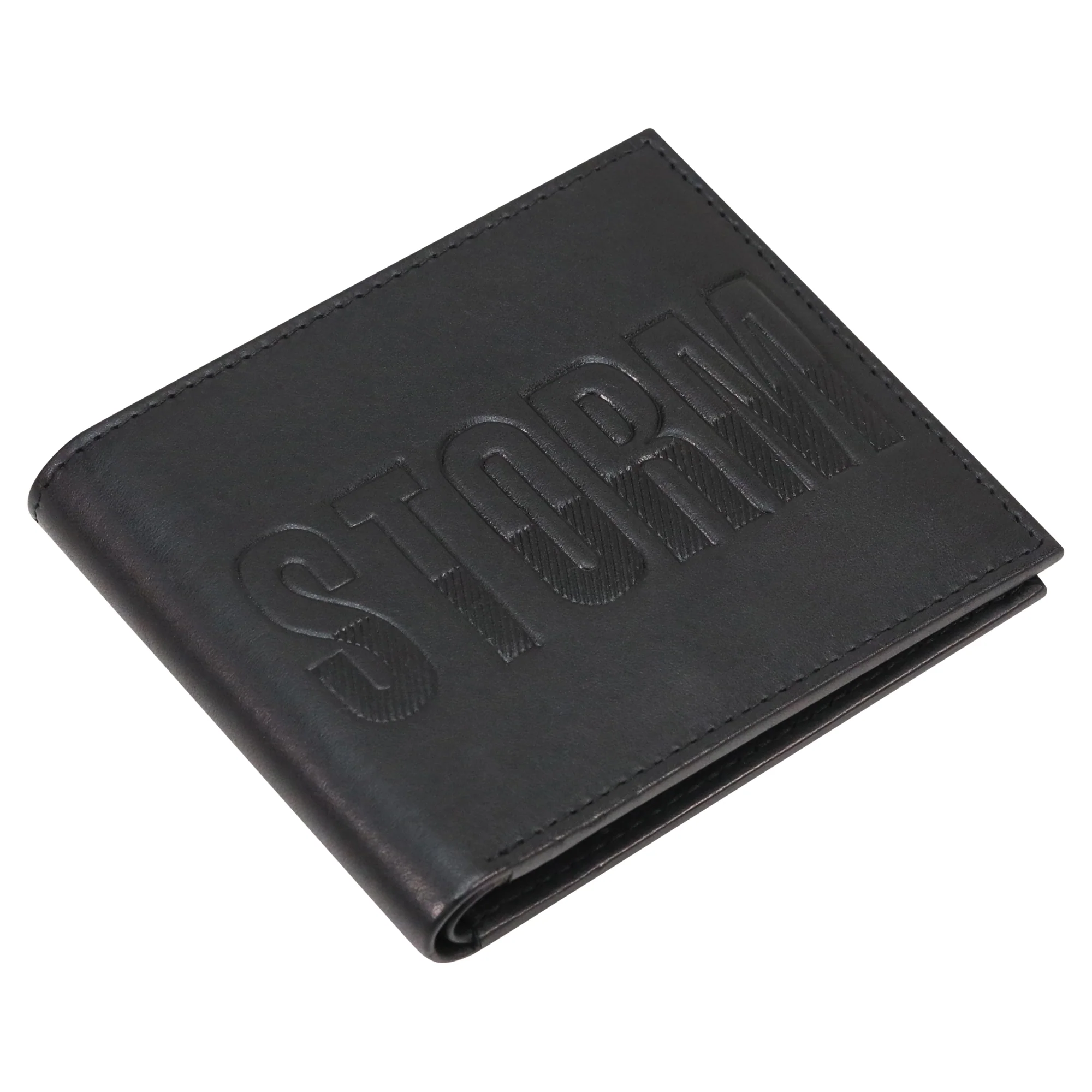 PLUTUS EMBOSSED WALLET BLACK