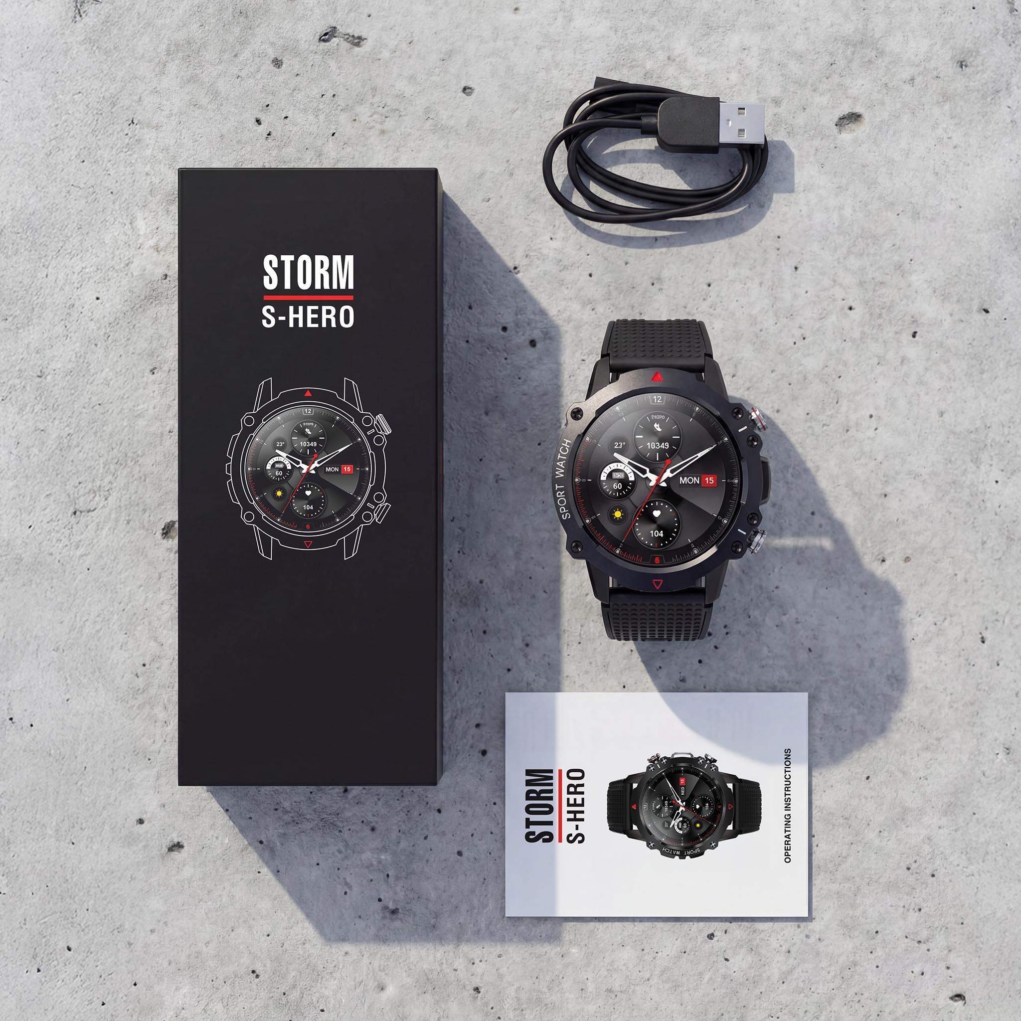 S-HERO SMART WATCH BLACK - Image 3