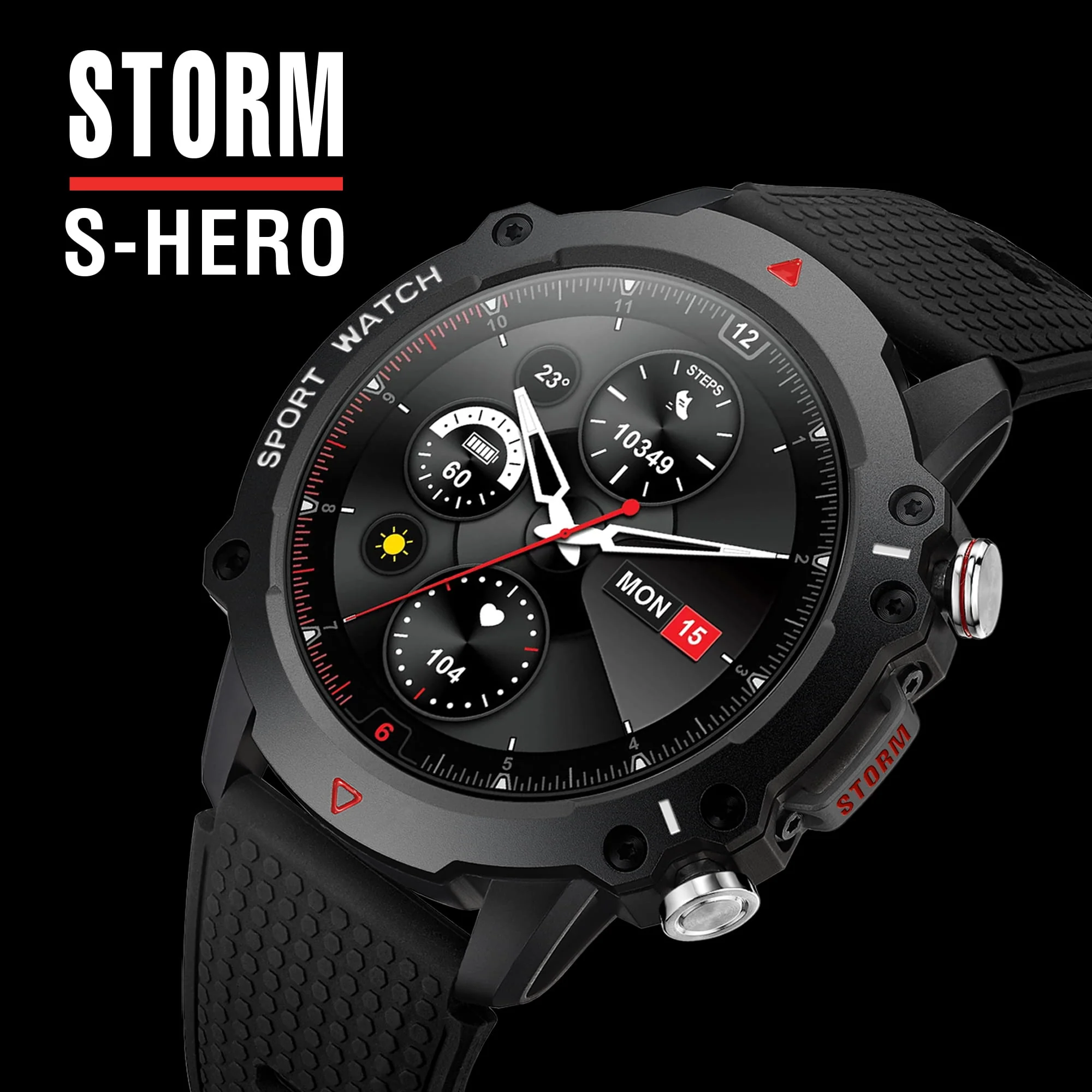 S-HERO SMART WATCH BLACK - Image 6