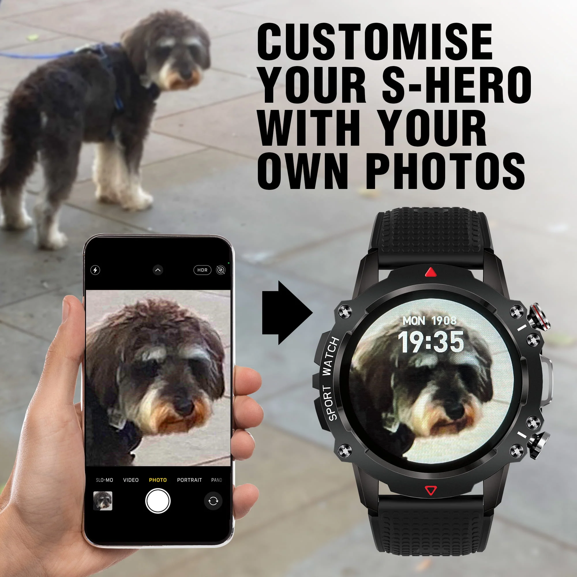 S-HERO SMART WATCH BLACK - Image 8