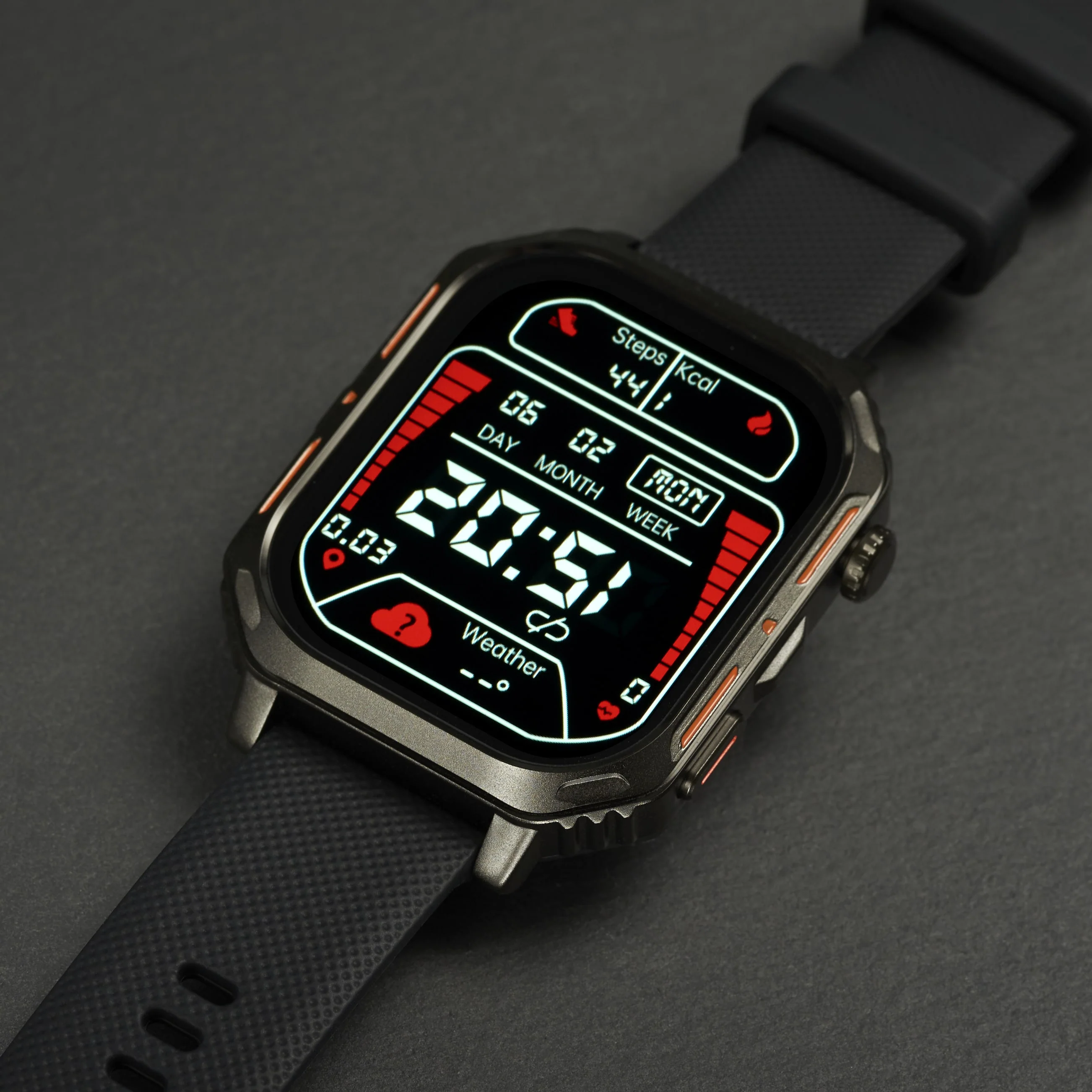 S-MAX SMART WATCH SILICON BLACK - Image 3