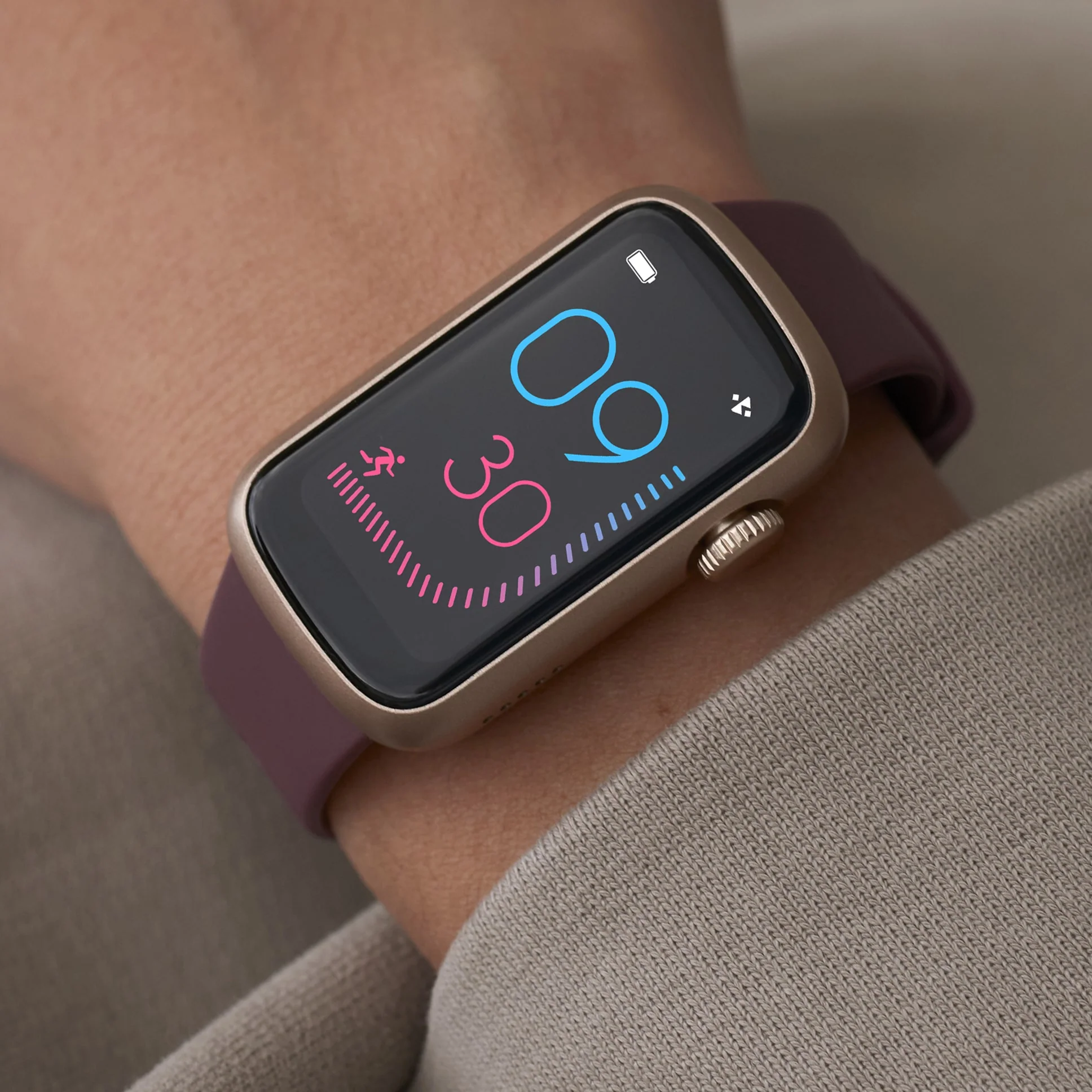 S-TRIX SMART WATCH RG-BURGUNDY - Image 2