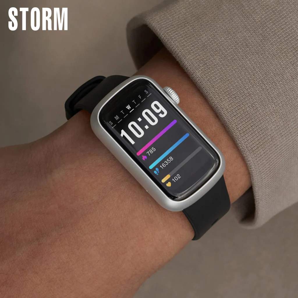 S-TRIX SMART WATCH SILVER BLACK - Image 4