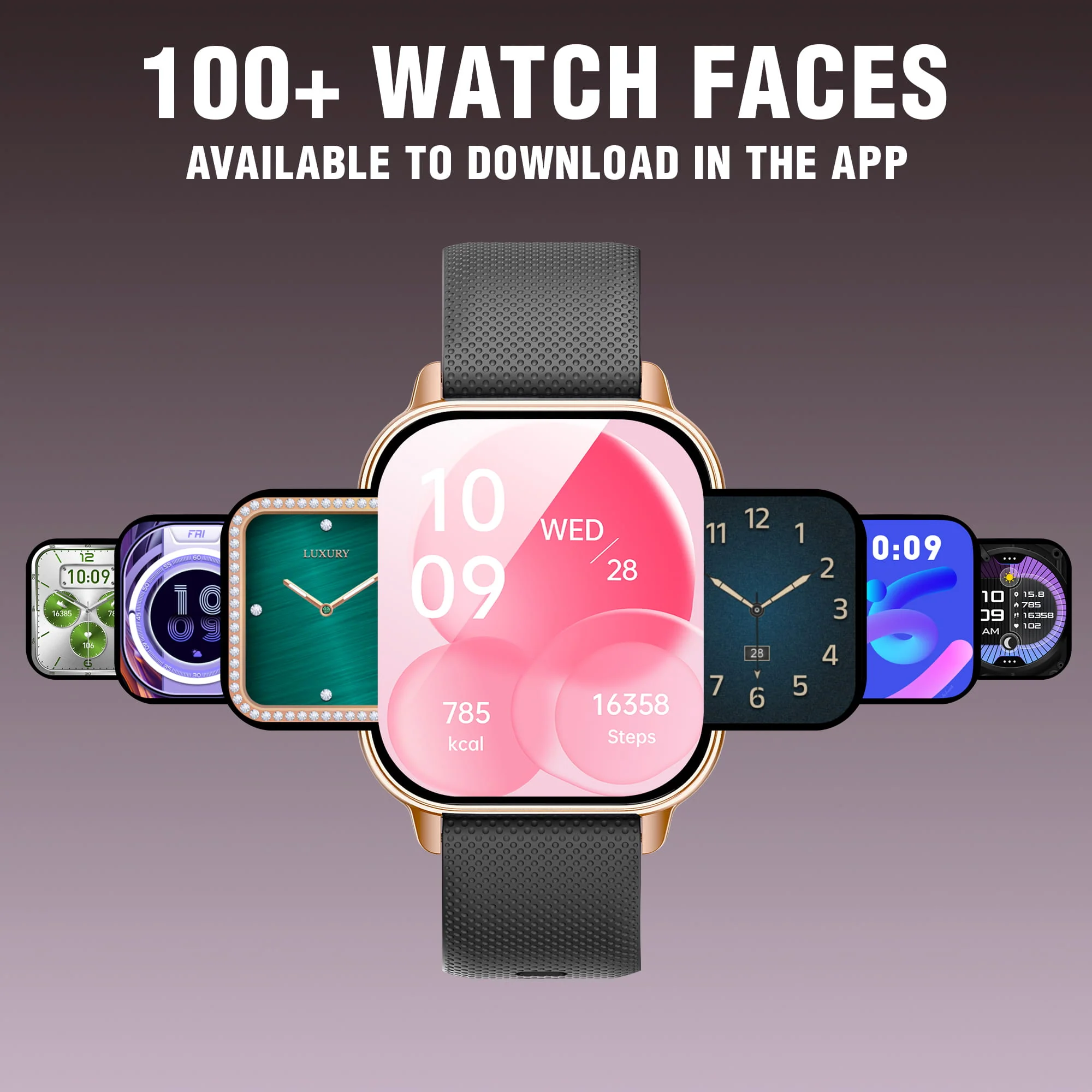 S-VION SMART WATCH RG-BLACK - Image 3