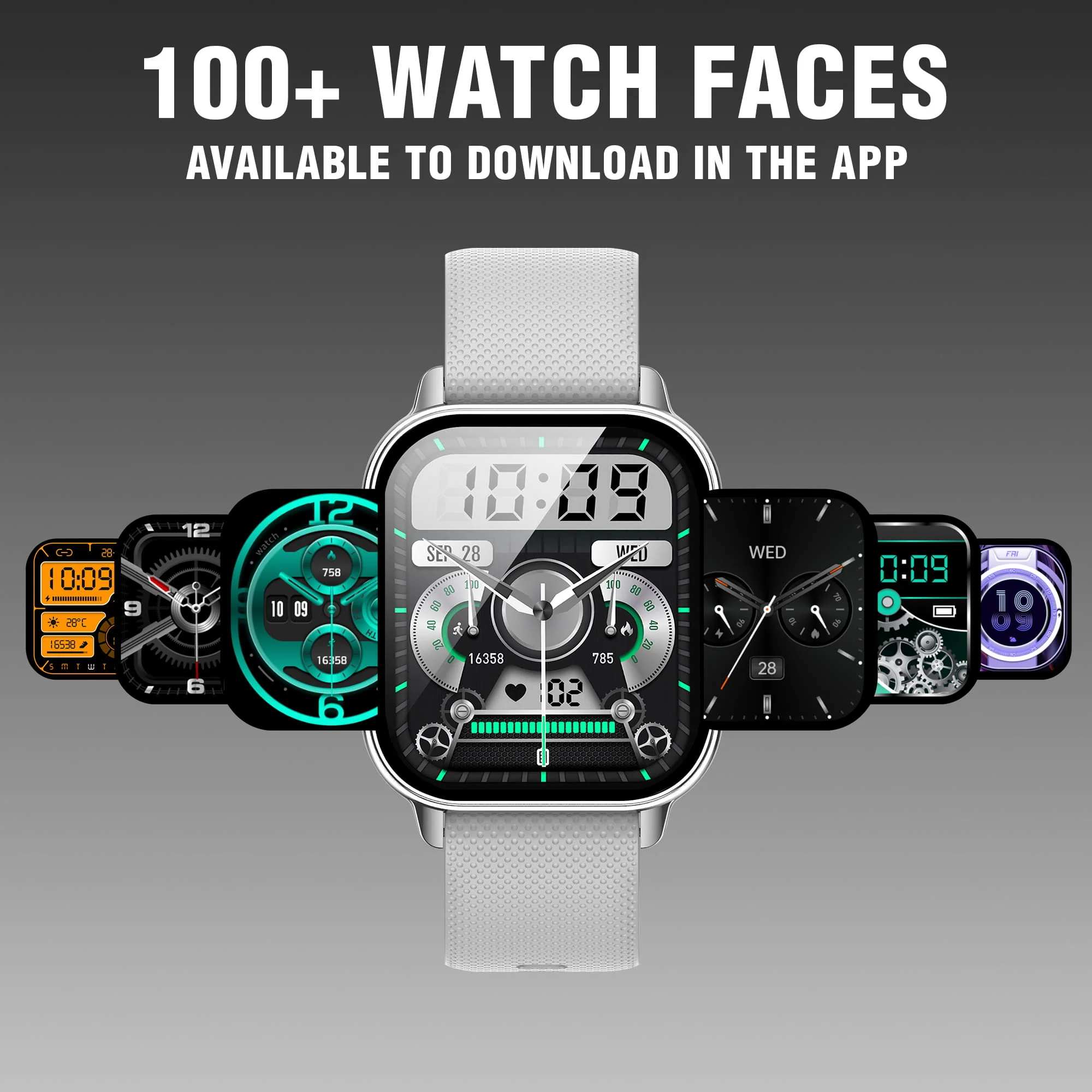 S-VION SMART WATCH SILVER GREY - Image 4
