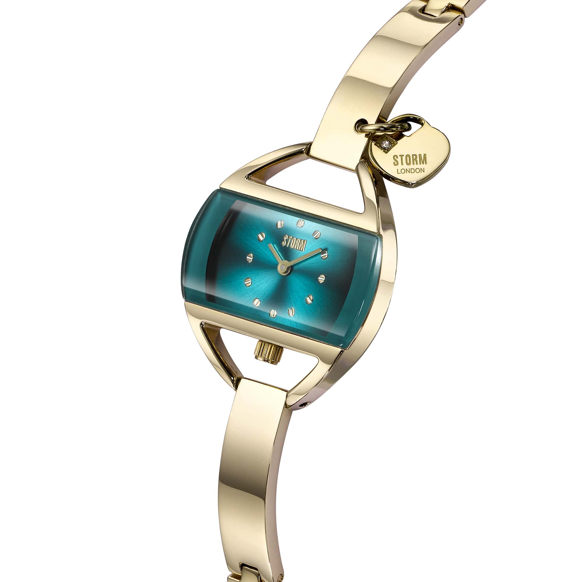 TEMPTRESS CHARM GOLD-TEAL - Image 2