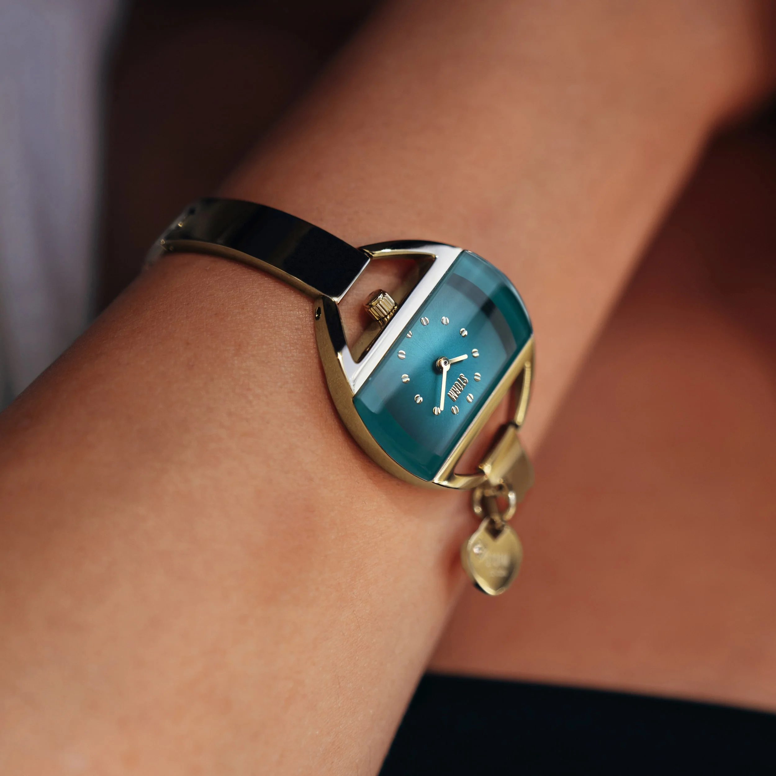 TEMPTRESS CHARM GOLD-TEAL - Image 9