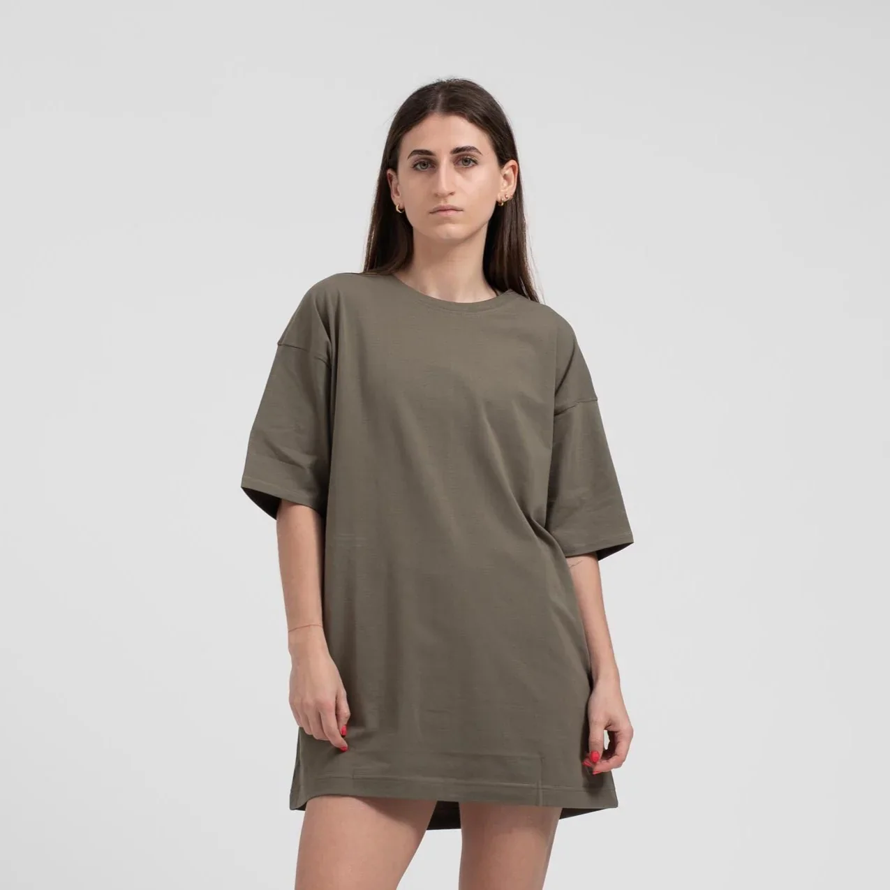 ULTIMATE OVERSIZED T-SHIRT OLIVE - Image 2