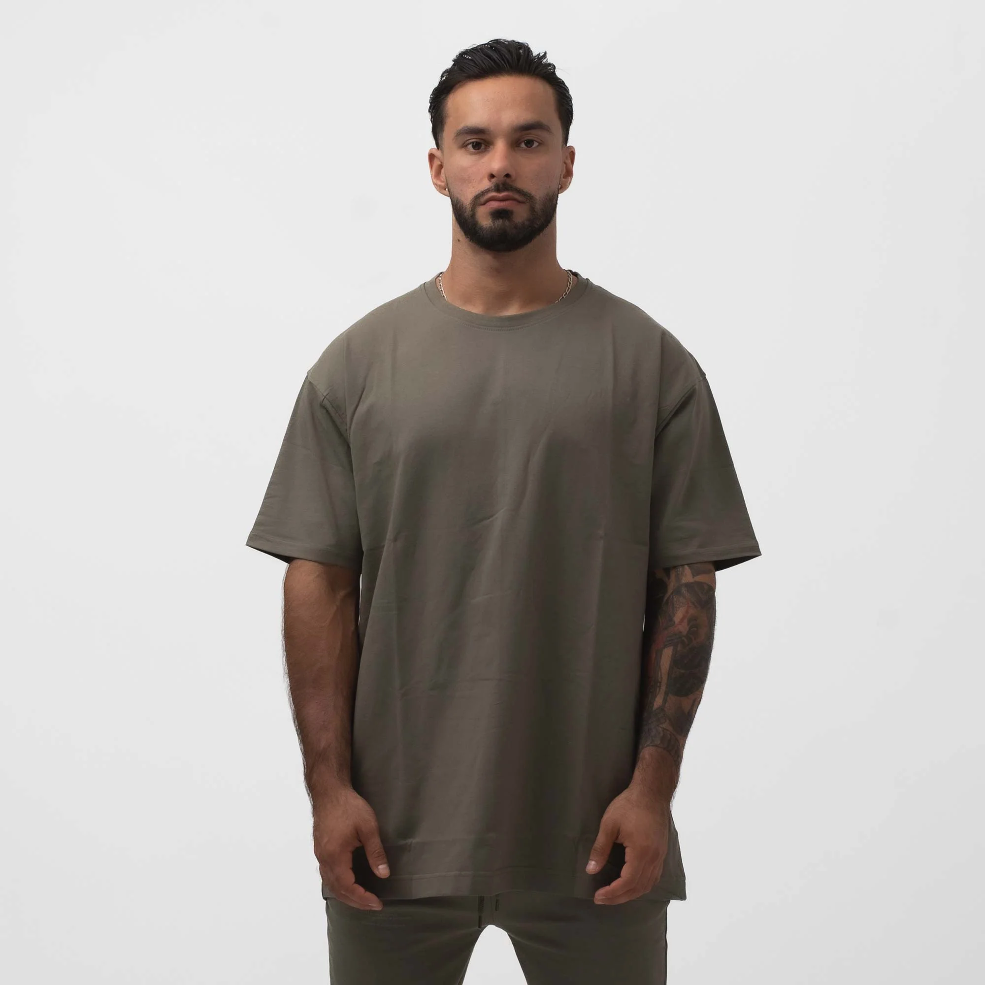 ULTIMATE OVERSIZED T-SHIRT OLIVE - Image 2