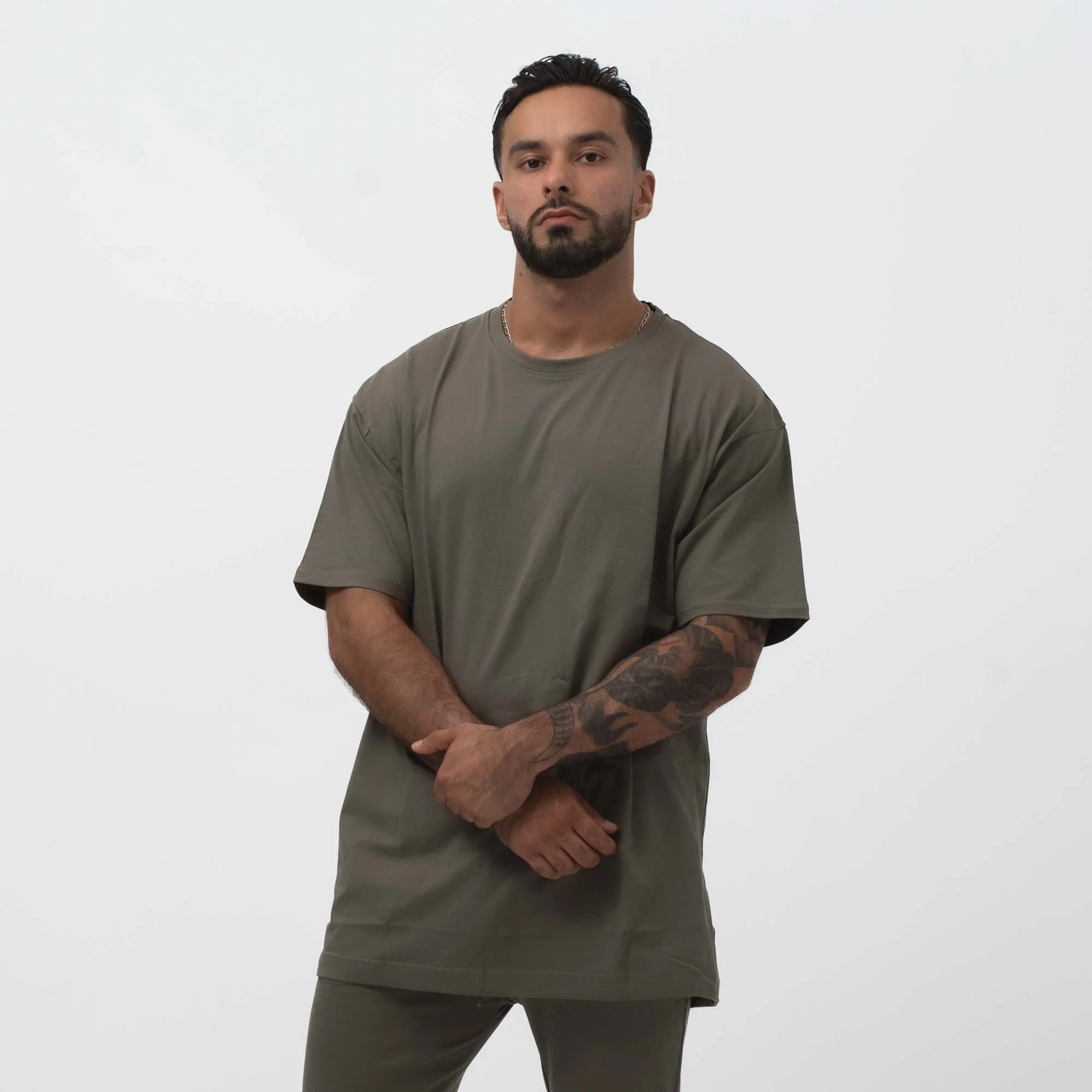 ULTIMATE OVERSIZED T-SHIRT OLIVE - Image 4