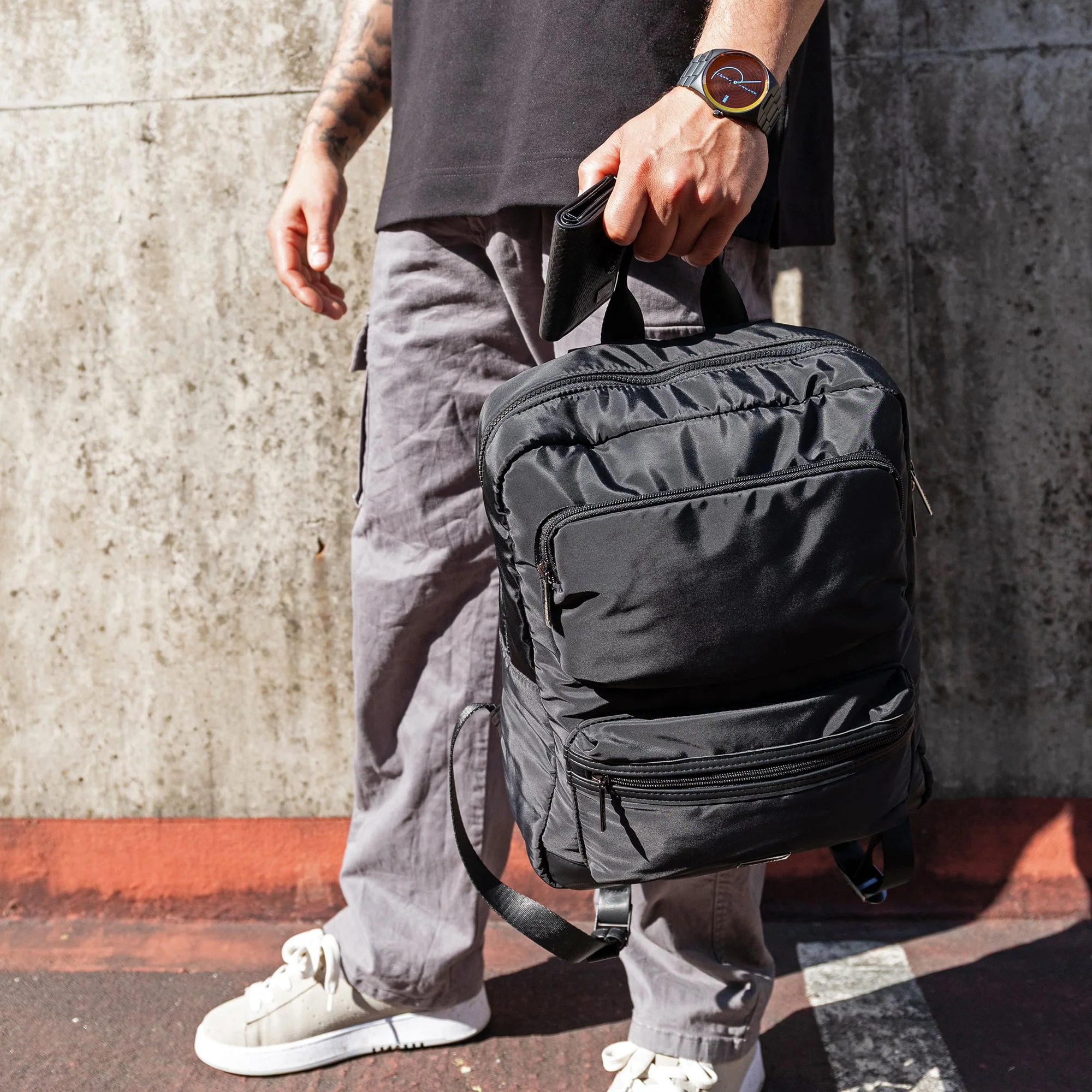 ZEPHYR MODULATED BACKPACK BLACK - Image 6