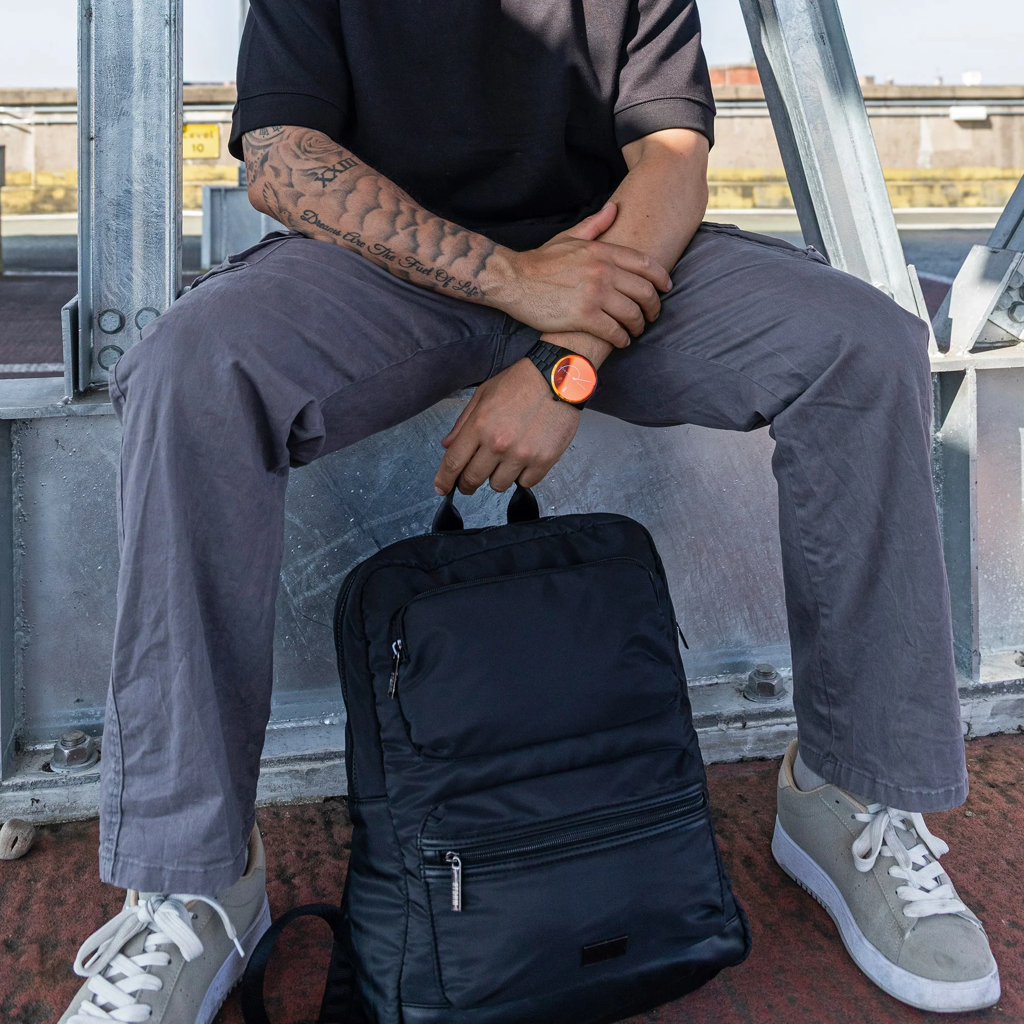 ZEPHYR MODULATED BACKPACK BLACK - Image 8